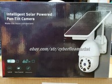 WiFi 1080P Solar PTZ IP Camera Home Outdoor Security CCTV Motion Detection