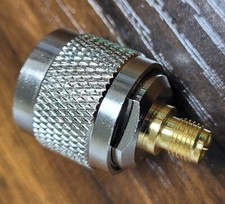 Rp-sma female to N-male connector barrel adapter for Wi-Fi coaxial cables