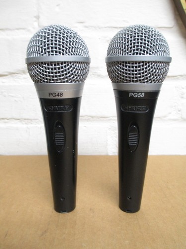 Vintage Shure PG48 & PG58 Dynamic Microphones!