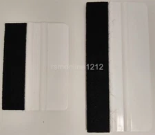 Set of 4"+6" Lidco Felt Edge Bondo Auto Glass Window Film Tint Installation Tool