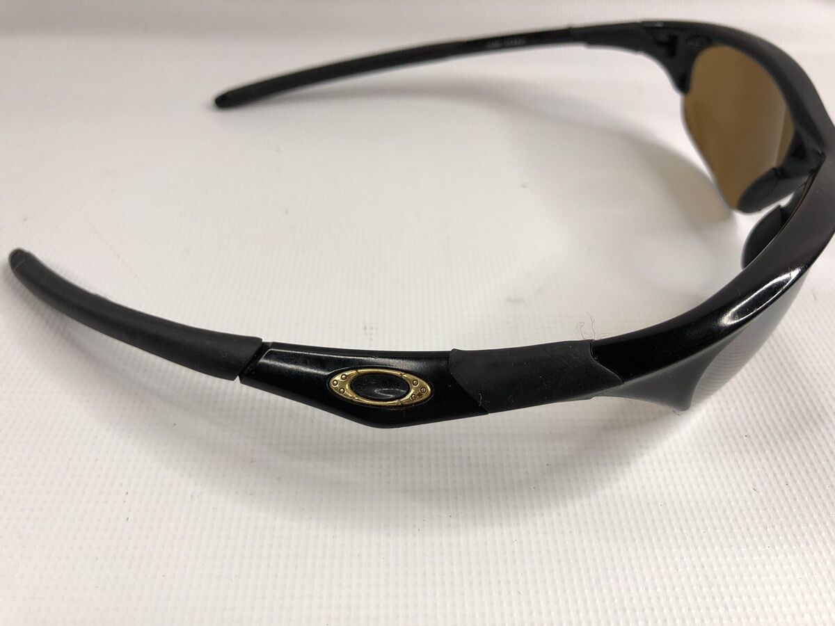 Oakley Half 1.0 Jet Black w/Gold Polarized Lens 12-840 Oakley Half 1.0 Jet Black w/Gold Polarized Lens 12-840