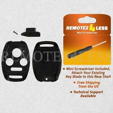 Cutting Not Required For 2009-2015 Honda Pilot Remote Key Shell Case Replacement