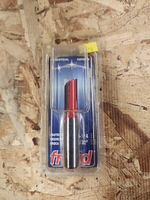 New Freud 12-114: 15/32'' (Dia.) Double Flute Straight Bit with 1/2'' Shank