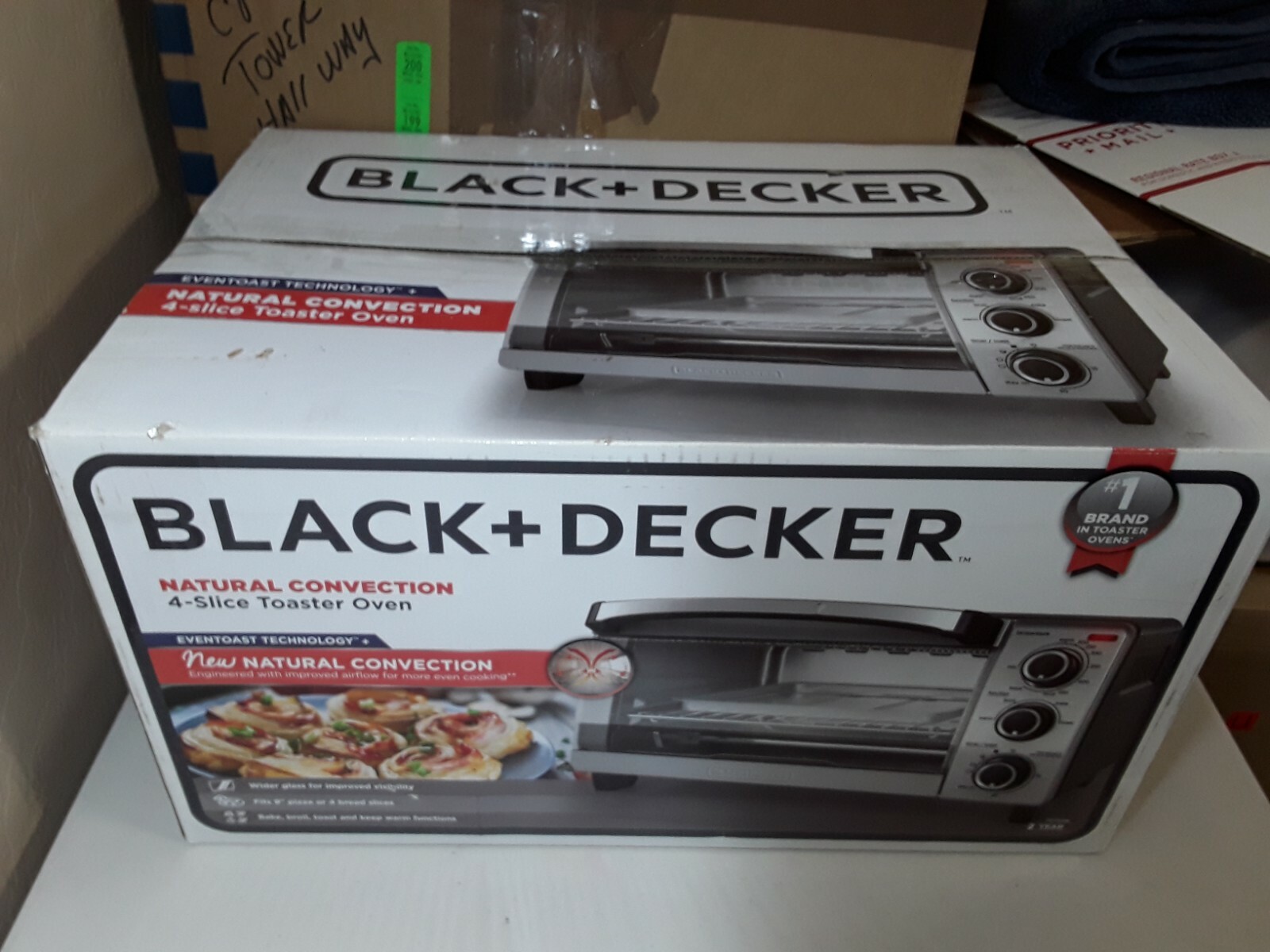 BLACK+DECKER TO1755SB Natural Convection Toaster Oven Stainless Steel Silver for sale online