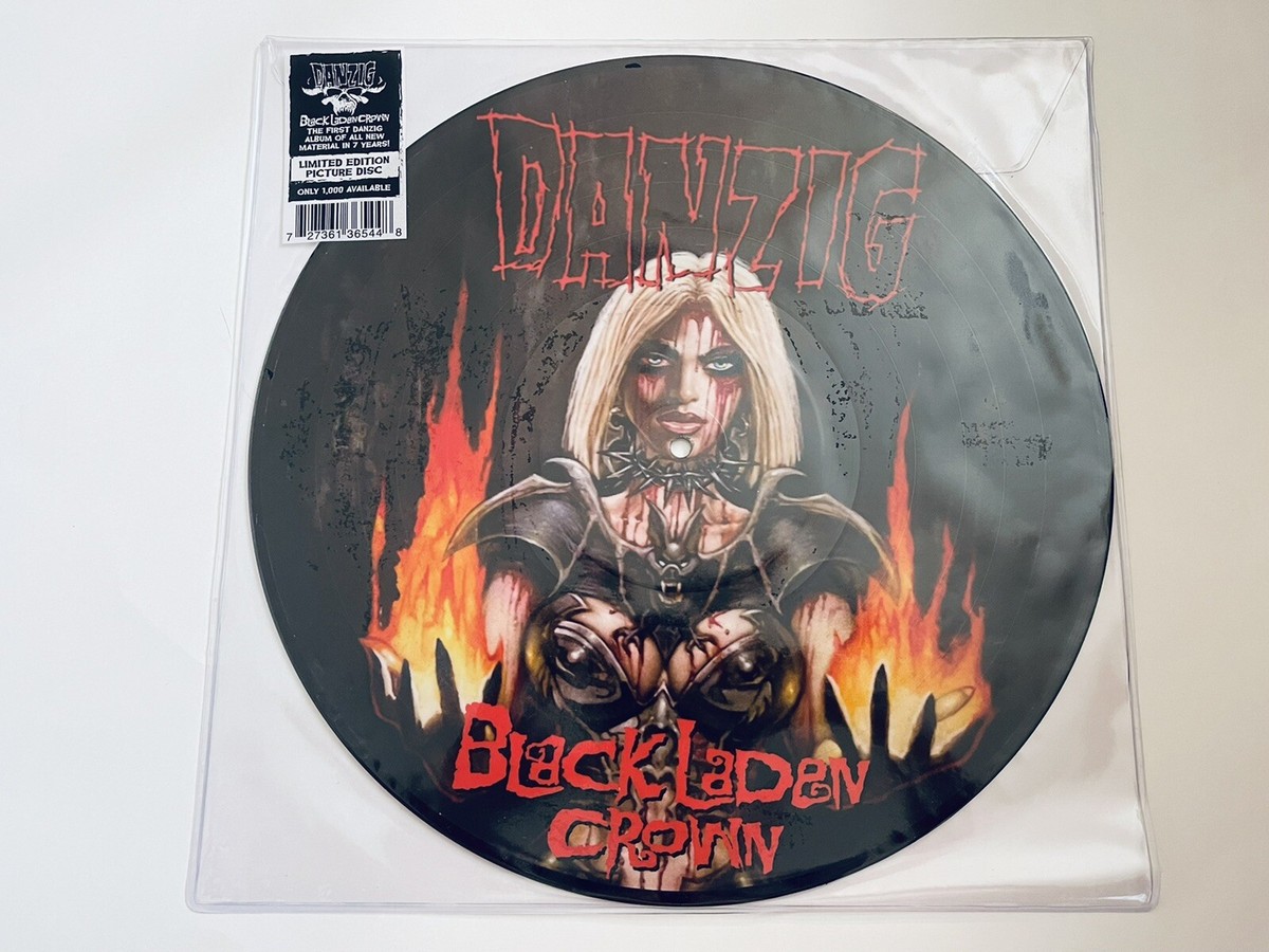 DANZIG - Black Laden Crown Picture Disc-Vinyl-LP-1000 Misfits