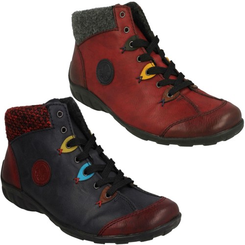 rieker ladies navy ankle boots