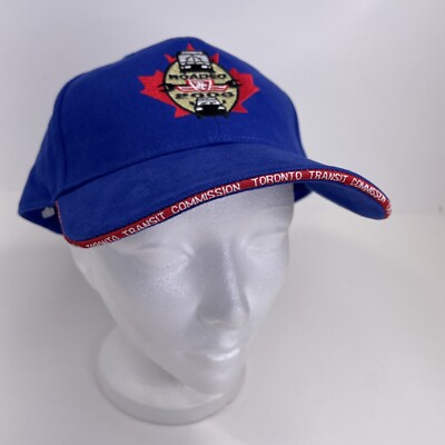 Vintage 2006 TTC Toronto Transit Commission Blue SlideBack Hat, Brand New