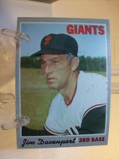 1970 Topps Baseball #378 - Jim Davenport - San Francisco Giants  70-385