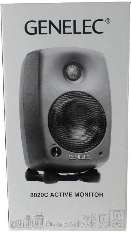 Genelec 8020C Compact Bi-Amplified Active Monitoring System Genelec 8020C Compact Bi-Amplified Active Monitoring System