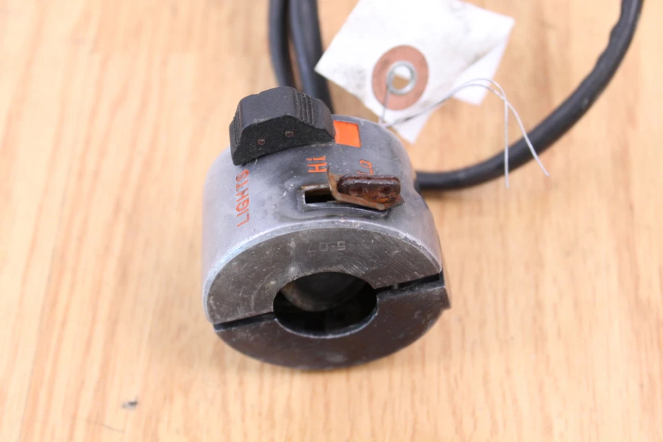 1976 Honda MR250 interruptor de barra/iluminação de controle - Imagem 3 de 4