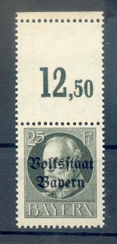 Bayern 122A LF Bellissimo LEERFELD** MNH MINT NEVER HINGED (71717