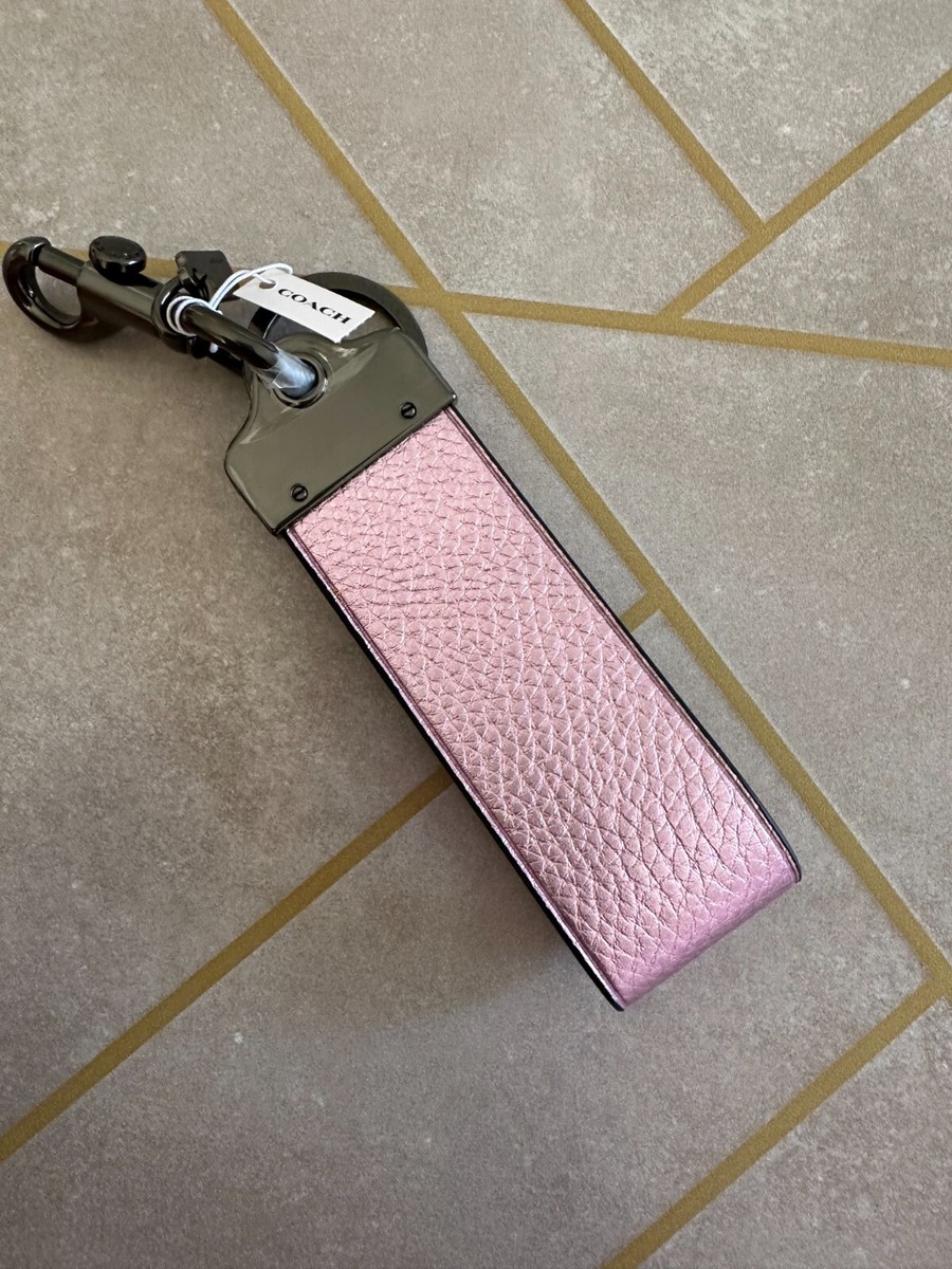 Coach Loop Key Fob~KEY RING~CHARM In Refined Leather CJ752 NWT