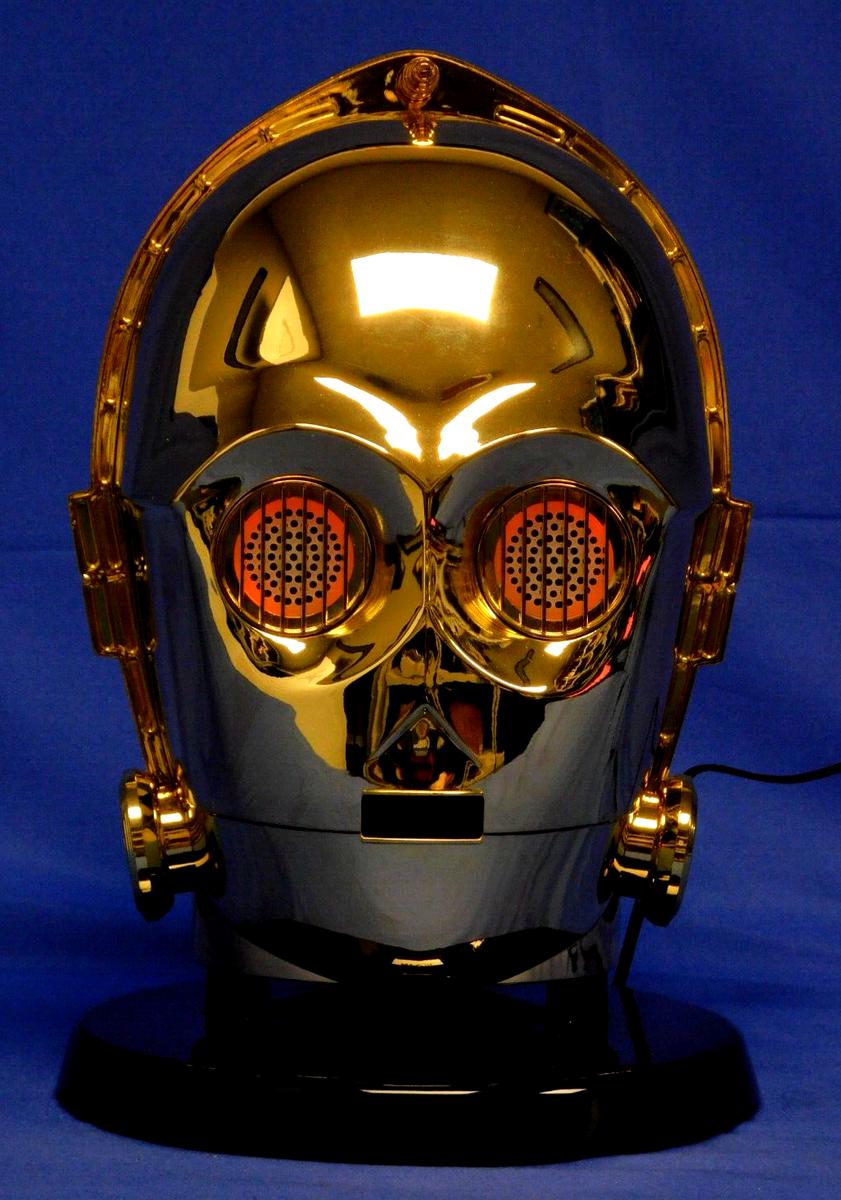 STAR WARS C-3PO BLUETOOTH SPEAKER BY ACW 2017 RARE HELMET HEAD