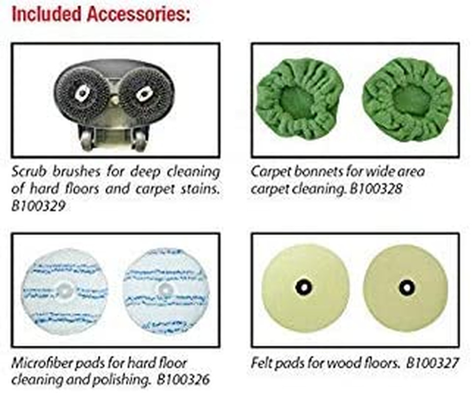 Electric Cleaner Scrubber COMMERCIAL Hardwood Vinyl Tile Floor Polisher