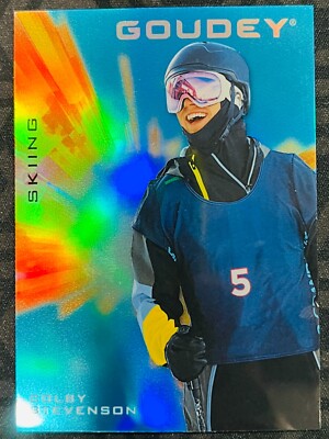 2021 GOODWIN CHAMPIONS COLBY STEVENSON GOUDEY G26 BLUE REFRACTOR SSP