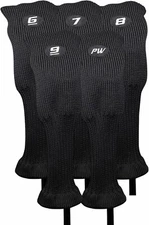 Majek Golf All Hybrid Black Acrylic #6 7 8 9 PW Head Covers Golf Club Set