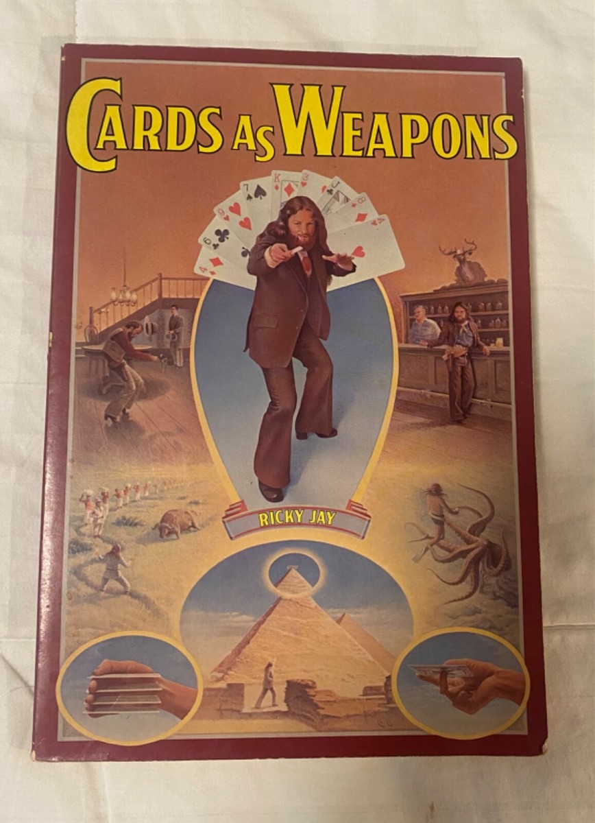 Cards As Weapons” by Ricky Jay (1977 Softcover
