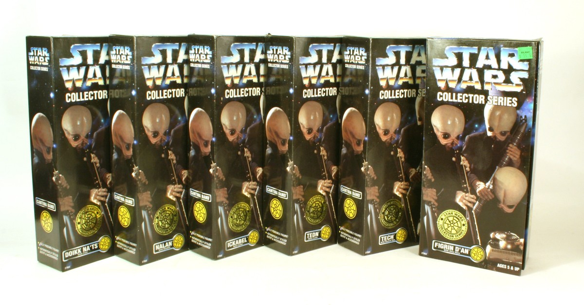 Star Wars Collector Series 12 inch Cantina Band All 6 Members in