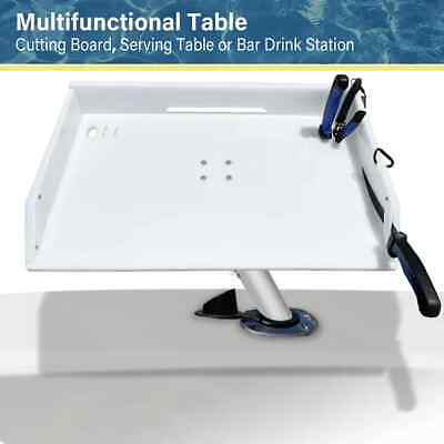 Boat Cutting Board Bait Table Filet Fish Cleaning Station White