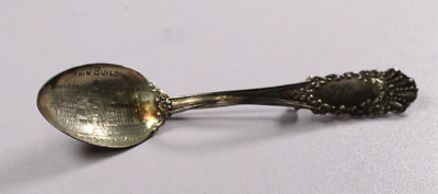 W Arnold University of Michigan Monogrammed Lapel Pin SS Souvenir Spoon