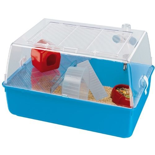 Mini Duna Hamster Cage Mixed Colours 55x39x27cm (Pack of 3)
