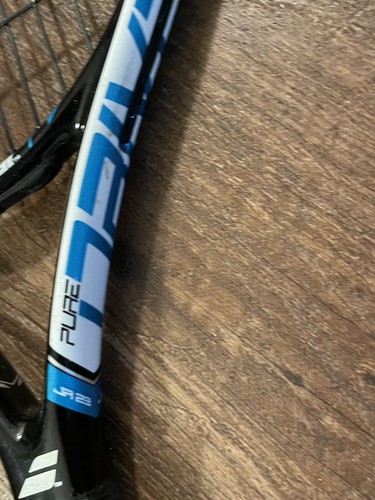 Lot Of 2 Babolat Pure Drive JR 23 Tennis Racquet Black Blue Will Need New Grip. - Picture 8 of 10