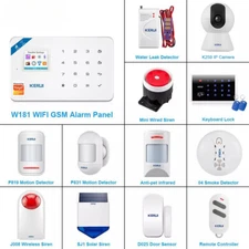WiFi Home Security Alarm System Smart Solar Wireless Siren Infrared Detector Lot