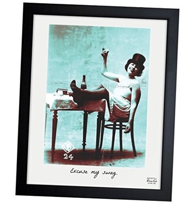  10181 Excuse My Swag' Framed Art, 20''x24'' 24L'' x 20W''