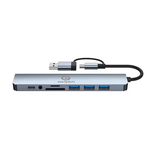 8 in 1 Multi Port USB-C Hub Type C To USB 3.0 4K Adapter For Macbook / Laptop UK - 第 5/10 張圖片