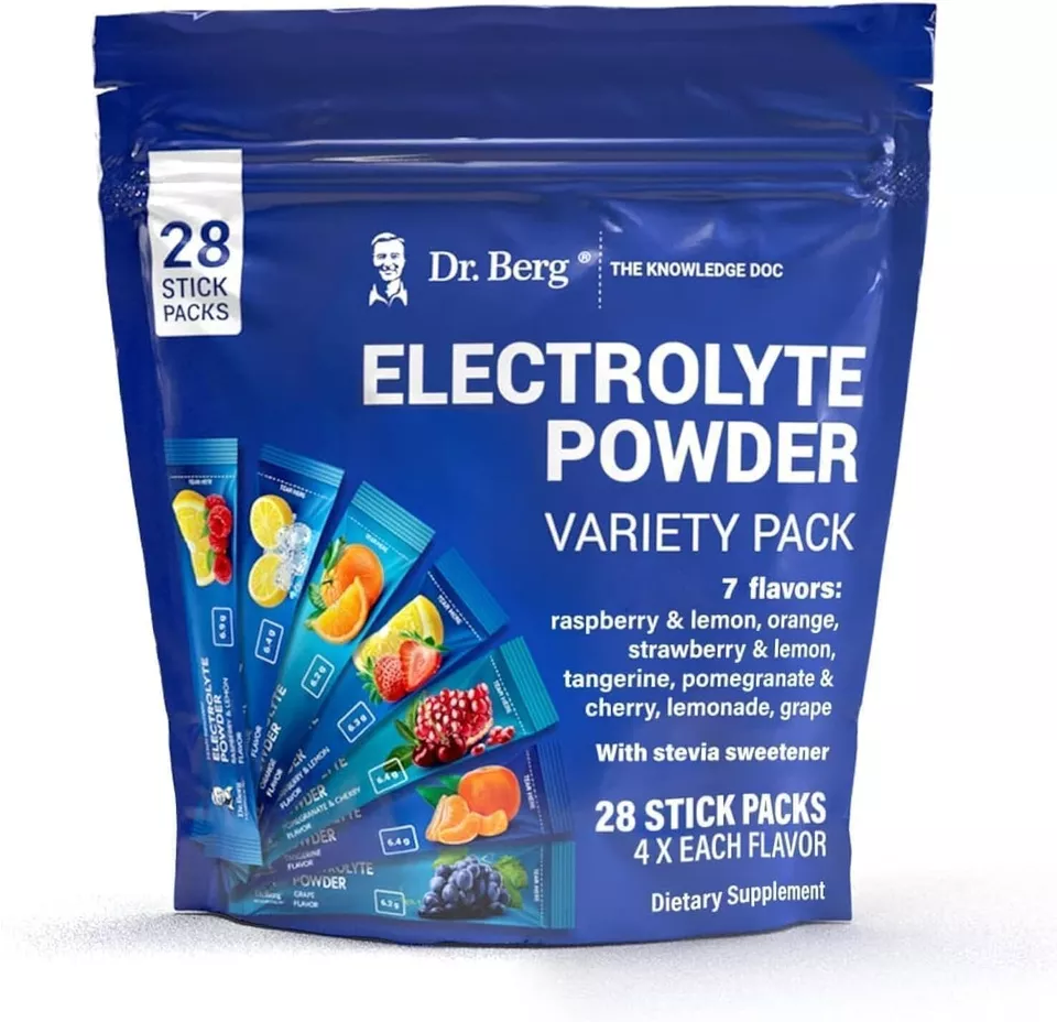 Dr. Berg Sugar Free Electrolyte Powder Variety Pack – 28 Keto Hydration Packets - Image 4 of 4