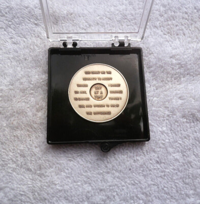 AA 1-30 Years .999 Fine Silver Alcoholics Anonymous Medallion Chip