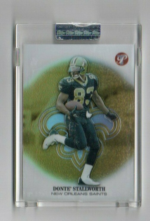 2002 Topps Pristine UNCIRCULATED Refractor #96 Donte Stallworth #/999 ROOKIE RC