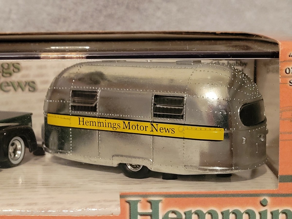 100% HOT WHEELS HEMMINGS MOTOR NEWS '56 FORD TRUCK & '49 AIRSTREAM