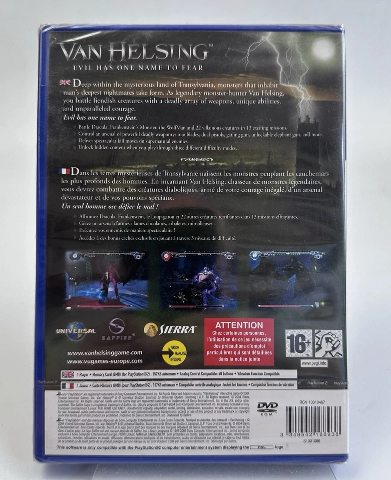 PS2 Van Helsing, New And Factory Sealed - Image 2 of 4