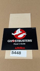 Ghostbusters - Nintendo NES- Manual Only **NO GAME