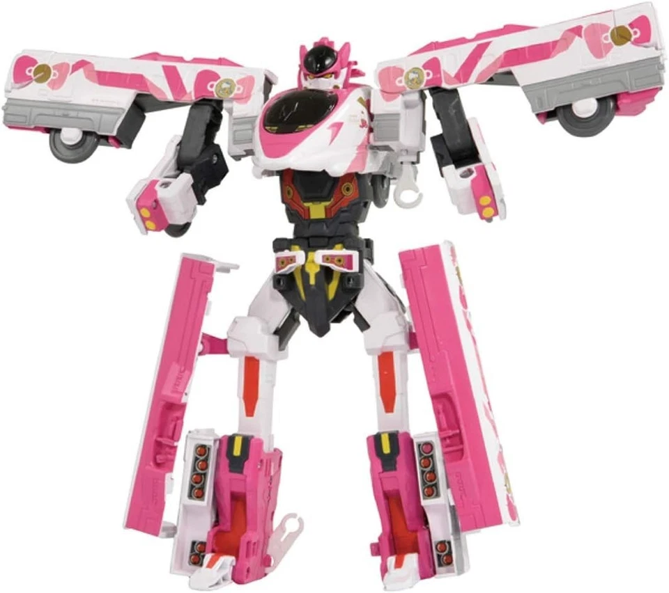 Sanrio Hello Kitty Takara Tomy Shinkalion Transform robot doll figure - Image 3 of 4