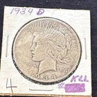 1934-D Peace Silver Dollar  Denver Uncertified