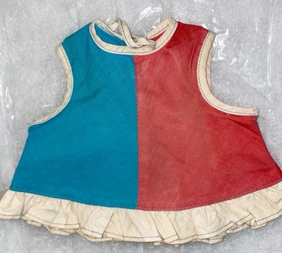 Tagged 1966 Mattel BABYSTEP  Baby Doll Red/Turquoise Top