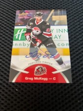 GREG MCKEGG 2015-16 AUTOGRAPH UPPER DECK AHL HOCKEY