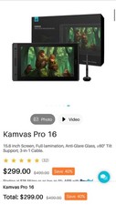 Huion Kamvas Pro 16 Graphics Tablet - GT156