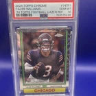 New Listing2024 TOPPS CHROME 1974 TOPPS FB LAZER REFRACTOR #74TF1 CALEB WILLIAMS RC PSA 10!