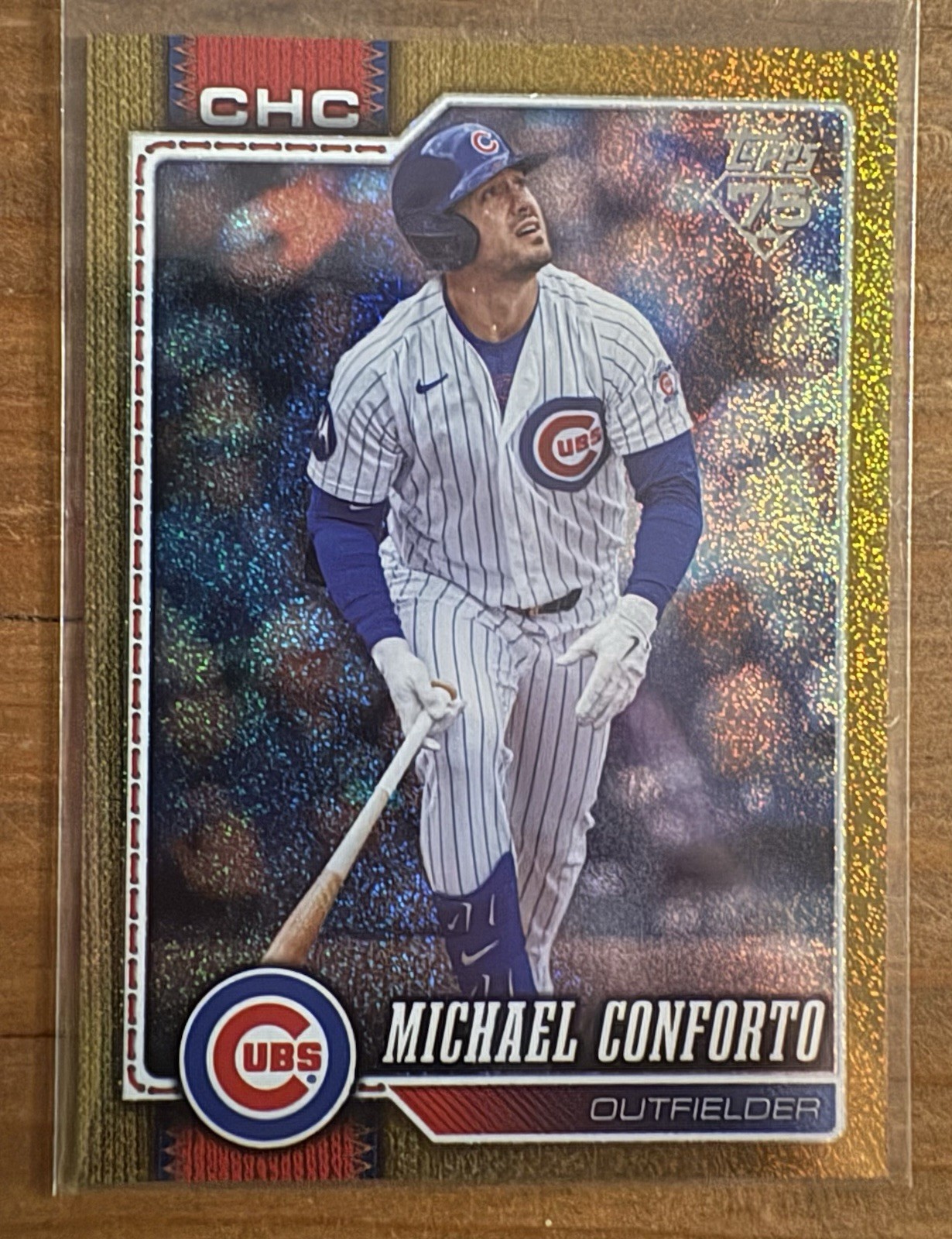 2026 Topps Update MICHAEL CONFORTO Gold Sandglitter /50 #US222 Cubs