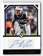 2017 PANINI VERTEX DEREK RIVERS #VS-DR /199 AUTO RC PATRIOTS
