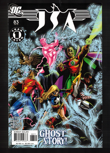 JSA #83 Justice Society!  Ghost Story!   VF/NM 2006  DC Comic - Afbeelding 1 van 14