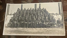 WWII WW2  Panoramic Military Group Photo 14 X 8