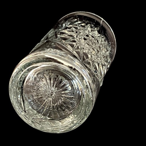 LIBBEY # 5633 Hobstar Highball Cooler Vintage Crystal Glasses 16 oz. Set of 2 - Picture 7 of 10