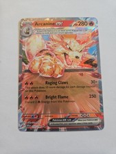 Arcanine Ex 32/198 -NM Double Rare Holo - Pokemon Scarlet & Violet