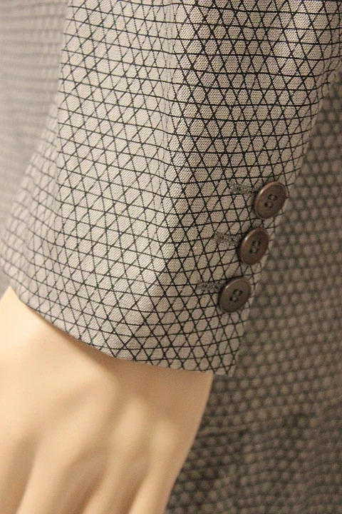 Istante All-Over Pattern Single-Breasted Jacket S… - image 7