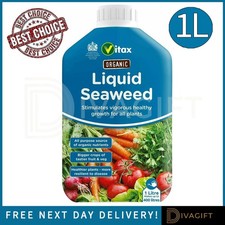 VITAX LIQUID SEAWEED 1L CONCENTRATE ORGANIC PLANT FOOD SHRUBS FEED FERTILISER 10.95 per litre