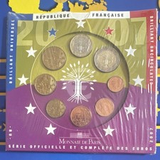 Monnaie de Paris Coffret BU France 2007 République Française série euros 1c-2€